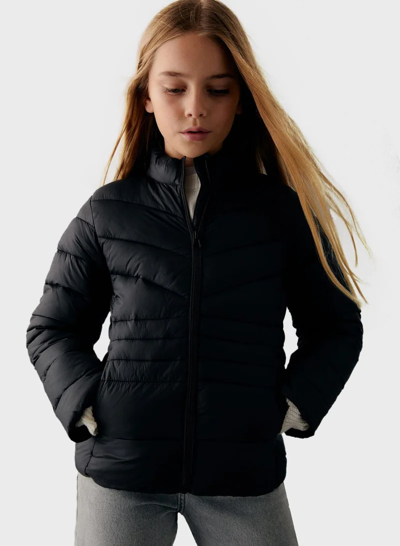 MANGO Kids Puffer Down Jacket