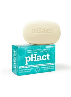 Andrew Lessman ANDREW LESSMAN pHact Moisture-Rich, Soap-Free Cleansing Bar. Natural Skin pH. Fragrance-Free. All Skin Types - Even Sensitive Skin. Hypoallergenic. Dermatologist Tested. 3-Pack 4.25 oz each  - Image 1