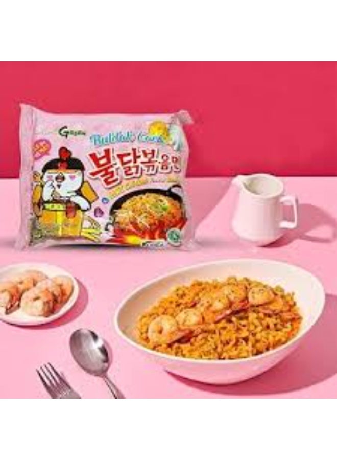 Samyang Buldak Carbo Hot Chicken Flavor Ramen 130g – Korean Spicy Creamy Instant Noodles, Rich Carbonara Sauce, Quick & Easy Meal, Authentic Korean Taste - Image 2