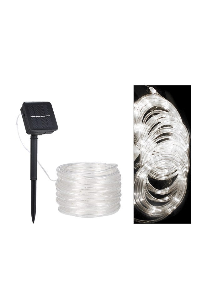 Loquat Solar Powered LED String Light White/Black 12meter - Image 2