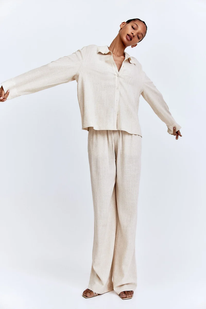 اتش اند ام Airy shirt