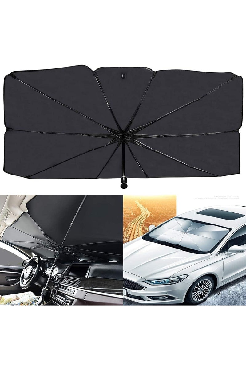 deacon to protect the front glass from sunlight and UV rays Suitable for most cars, - Image 4