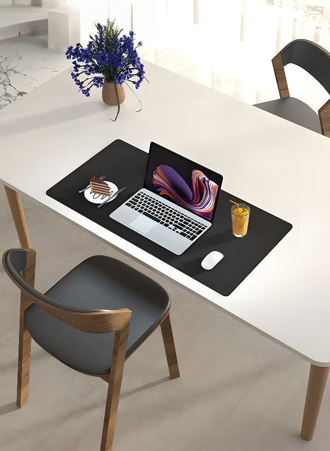 EETU Leather Desk Pad Protector,Mouse Pad,Office Desk Mat, Non-Slip Leather Keyboard Pad,Laptop Mouse Mat,Waterproof Desk Writing Pad for Office and Home - Image 3