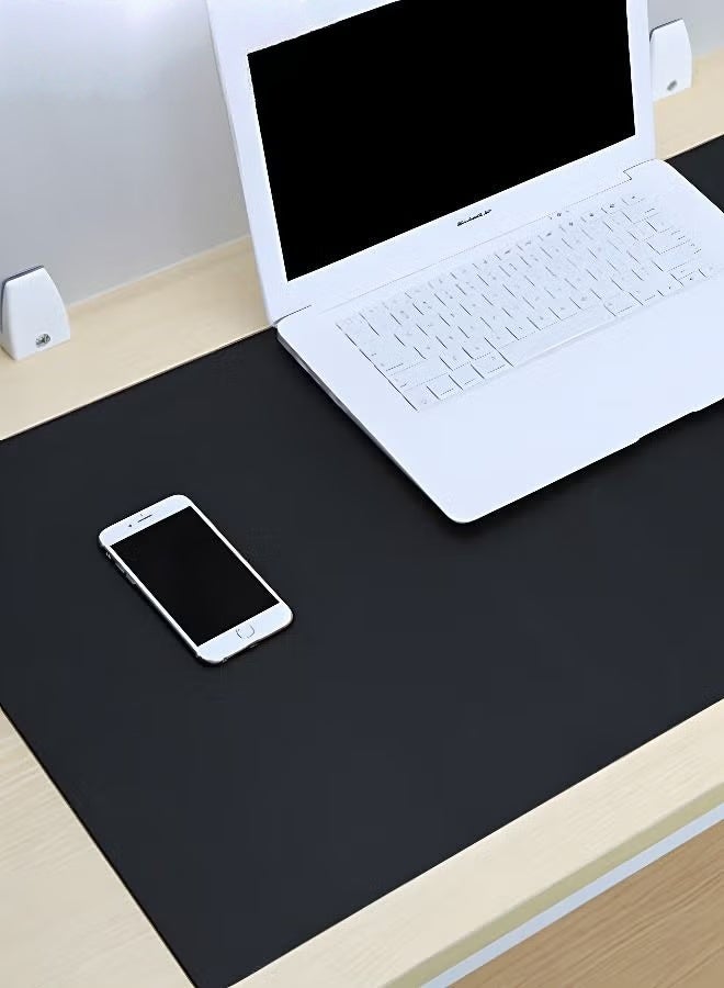 EETU Leather Desk Pad Protector,Mouse Pad,Office Desk Mat, Non-Slip Leather Keyboard Pad,Laptop Mouse Mat,Waterproof Desk Writing Pad for Office and Home - Image 2