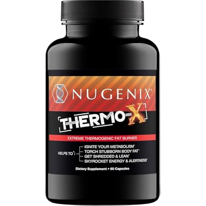 Nugenix Thermo-X: Thermogenic Fat Burner Supplement for Men, Extreme Metabolic Accelerator, 60 Count - Image 1