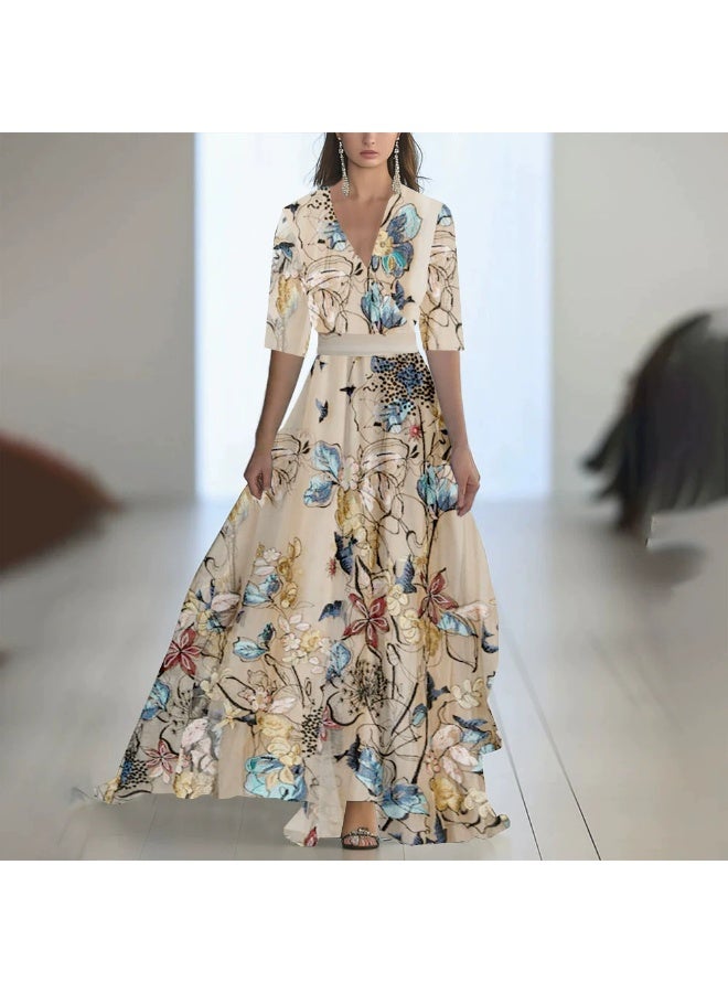 general 2025-2026 Shein Temu Print Dress - Image 1