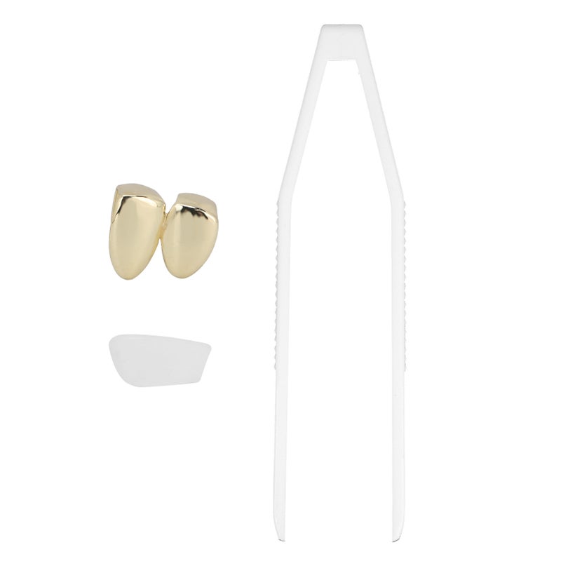 Plating Teeth Brace Fashionable Metal Teeth Decoration Jewelry for Halloween PartyGold - Image 5