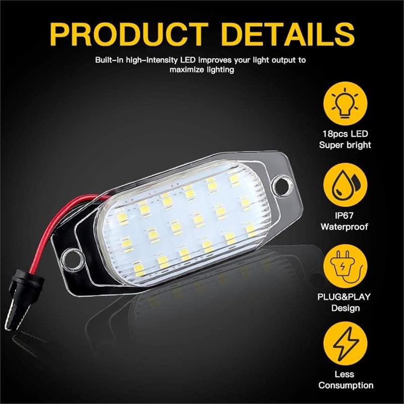 DEMULAX License Plate Light Set for Toyota and Lexus - Image 3