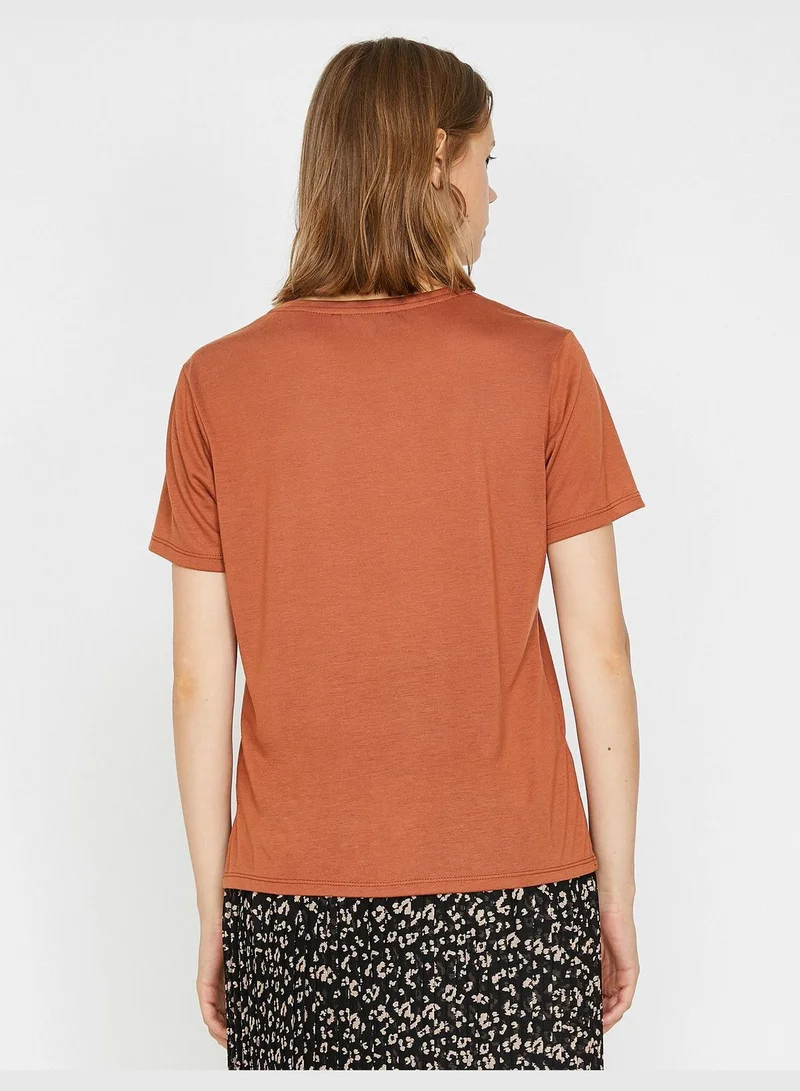 KOTON Letter Printed T-Shirt