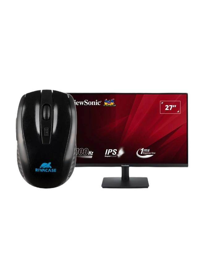 فيوسونيك Streamline Office Pack - 27” FHD 100Hz Monitor + Rivacase WM-01 Nano-Receiver Wireless Mouse - Image 1