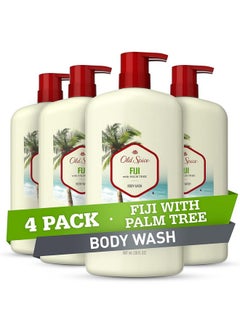 Old Spice Old Spice Fresher Body Wash for Men, Fiji with Palm Tree Scent, 30 fl oz (Pack of 4)  - Image 1