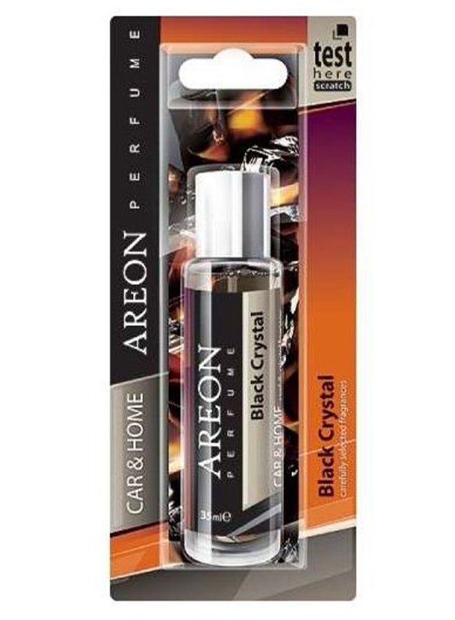 Areon Car & Home Perfume Black Crystal 35ml | Long Lasting Car Air Freshener & Elegant Home Fragrance - Image 1