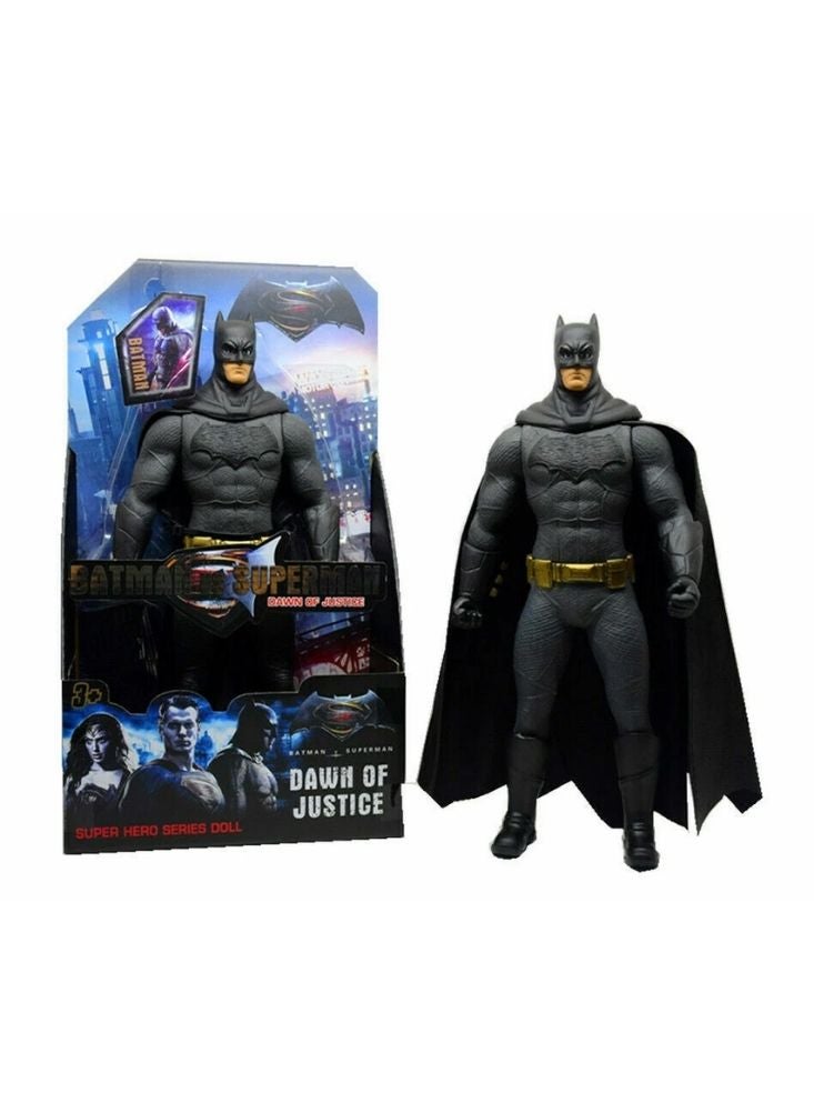 Premium Batman Action Figure – Dawn of Justice Super Hero Figure with Cape, DC Comics Collectible Toy for Kids - Image 1