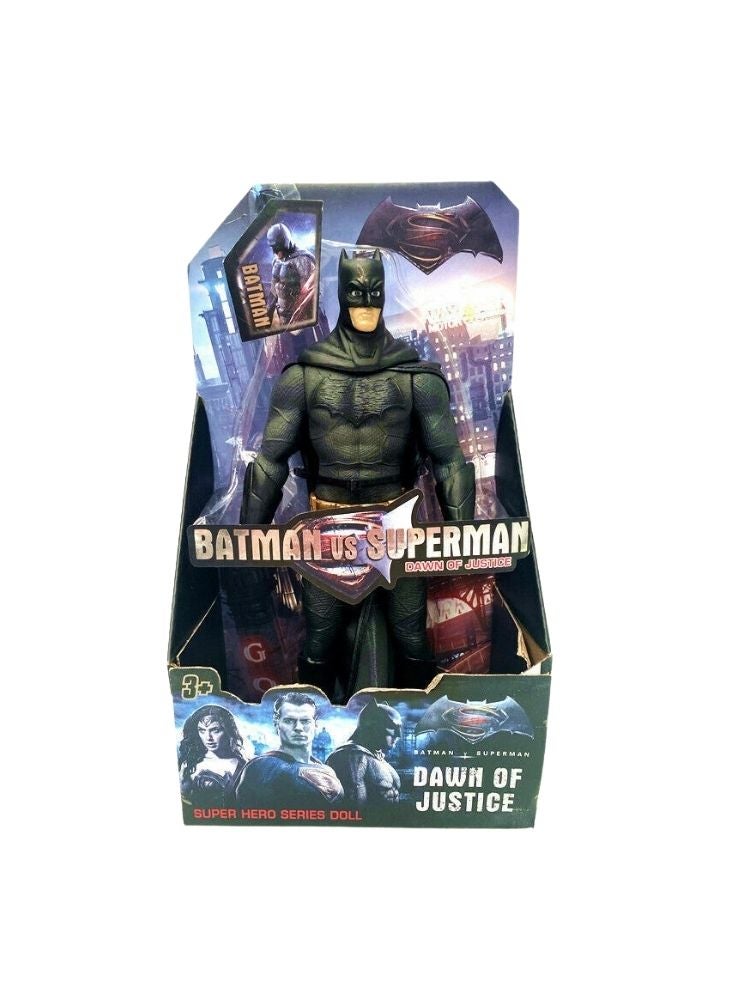 Premium Batman Action Figure – Dawn of Justice Super Hero Figure with Cape, DC Comics Collectible Toy for Kids - Image 2