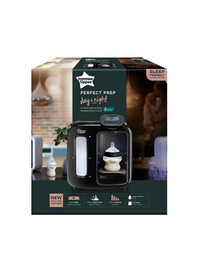 tommee tippee Perfect Prep Day And Night Machine Instant, Fast Baby Bottle Maker With Antibacterial Filter, Black - Image 3