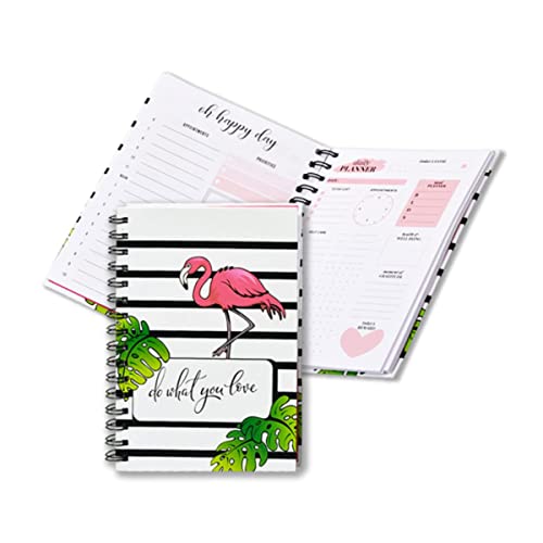 COI Flamongo Planner - Daily Diary for Productivity, Focus and Gratitude - Goal Organizer with Hourly Schedule and Monthly Calendar. - Image 1