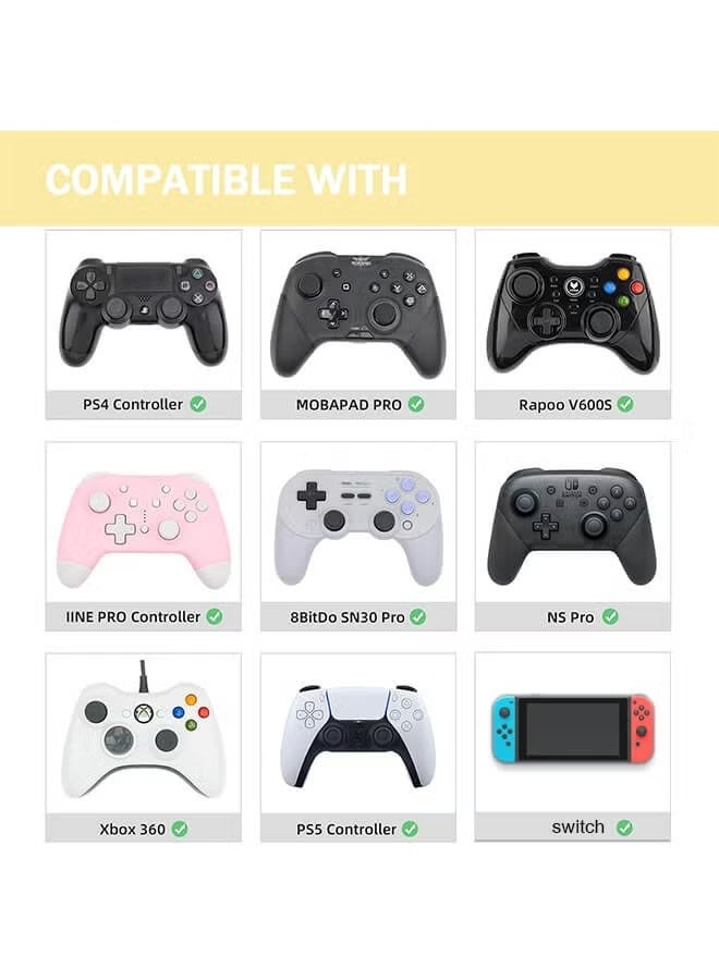 10 أزواج (20 قطعة) غطاء عصا قبضة الإبهام ، غطاء عصا التحكم عن بعد لألعاب وحدات التحكم عن بعد ، غطاء حماية مقبض سيليكون رائع غير قابل للانزلاق لجهاز PS5 / PS4 / Xbox / 360 / Nintendo Switch PRO - Image 5