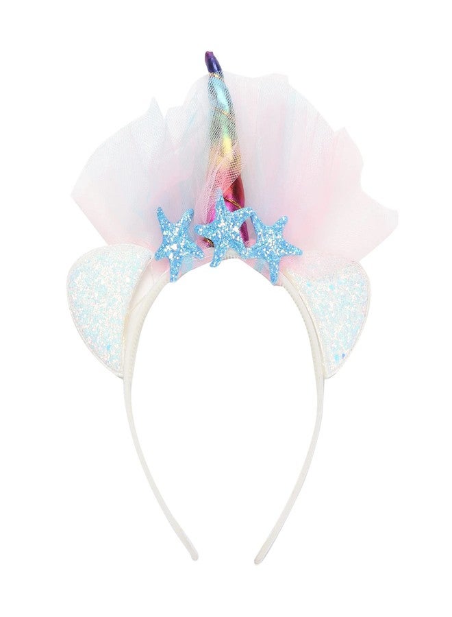 HAMSTER LONDON Girl's Hair Accessories Cute Girls Star Cat Ears Unicorn Headbands, Children Headwear Photo Props Hairbands, Baby Girls Birthday Unicorn Theme Party Supplies - Image 5