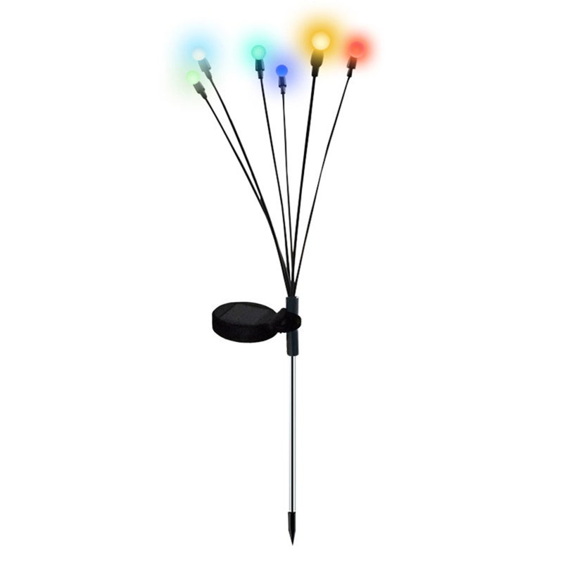 Solar Powered Lawn Lamp Waterproof Outdoor Pathway Light Landscape Decorative Garden Lights Night Lights Colorful Light - Image 1