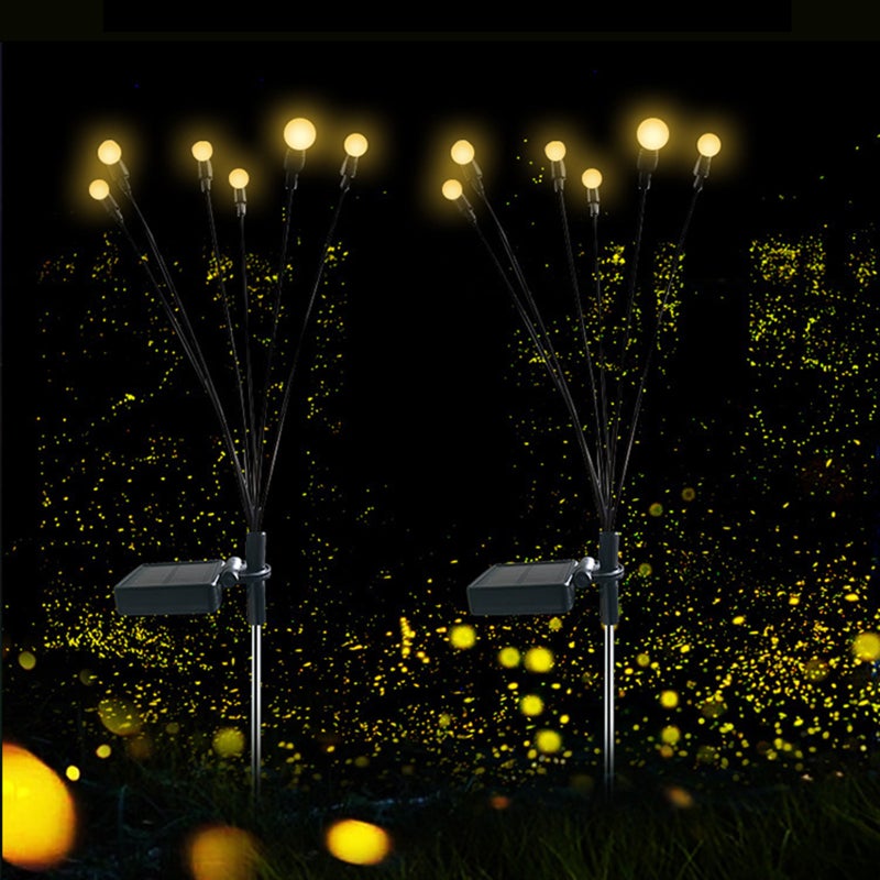 Solar Powered Lawn Lamp Waterproof Outdoor Pathway Light Landscape Decorative Garden Lights Night Lights Colorful Light - Image 4