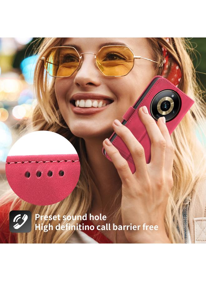 S-TOP Case For Realme 11 Pro Dierfeng Dream Line Leather Phone Case - Image 5