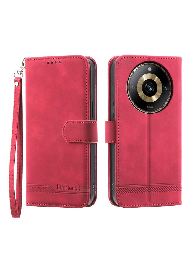 S-TOP Case For Realme 11 Pro Dierfeng Dream Line Leather Phone Case - Image 1