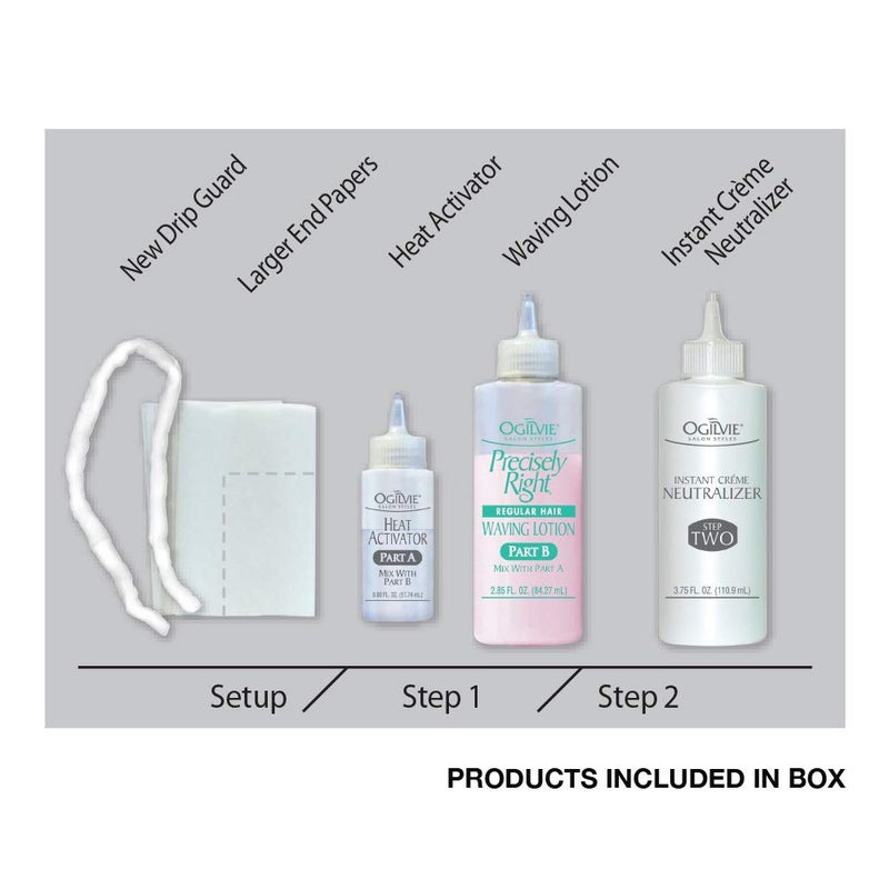 Ogilvie Salon Styles Home Perm The Original - For Color Treated, Thin, or Delicate Hair - 1 Application - Image 2