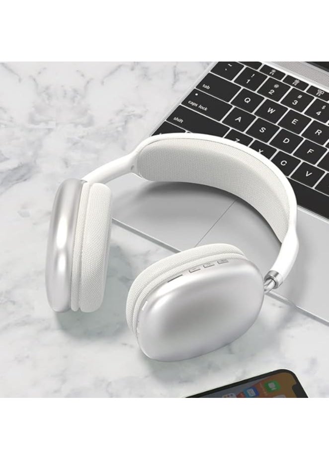 P9 - Air Max P9 Bluetooth Headphones Over Ear White - Image 1