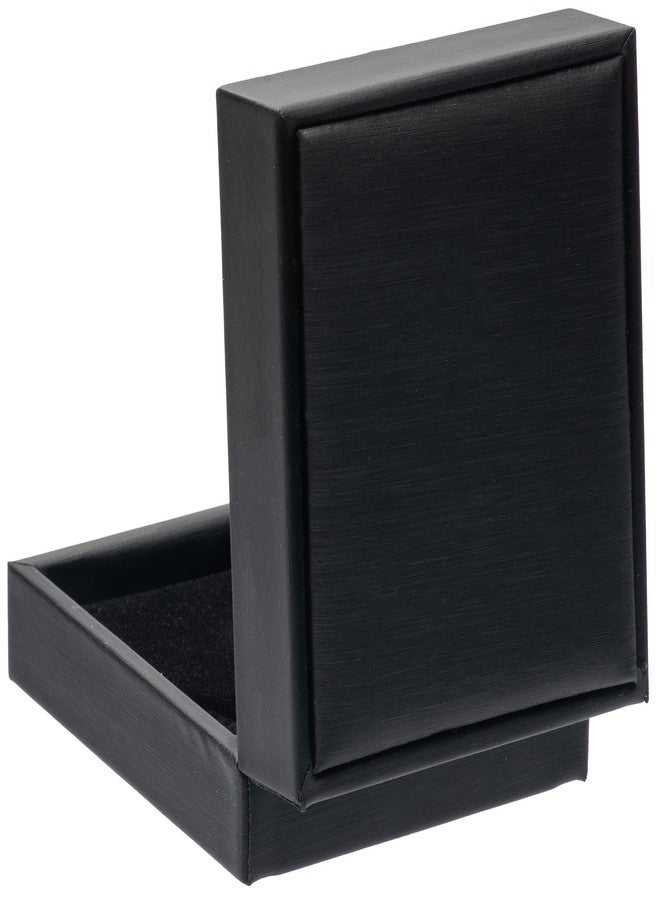 Giftop PU Leather Small Cufflink Gift Box Jewelry Display Case (Black) - Image 3