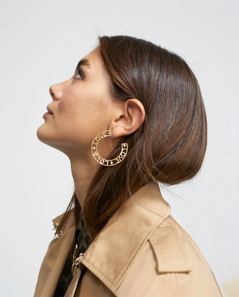 Lola Casademunt Lola Love hoop earrings
