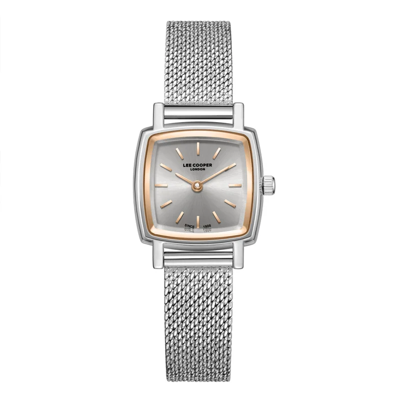 لي كوبر Women's Mesh Analog Watch LC08280.560 - 23x29,5 mm