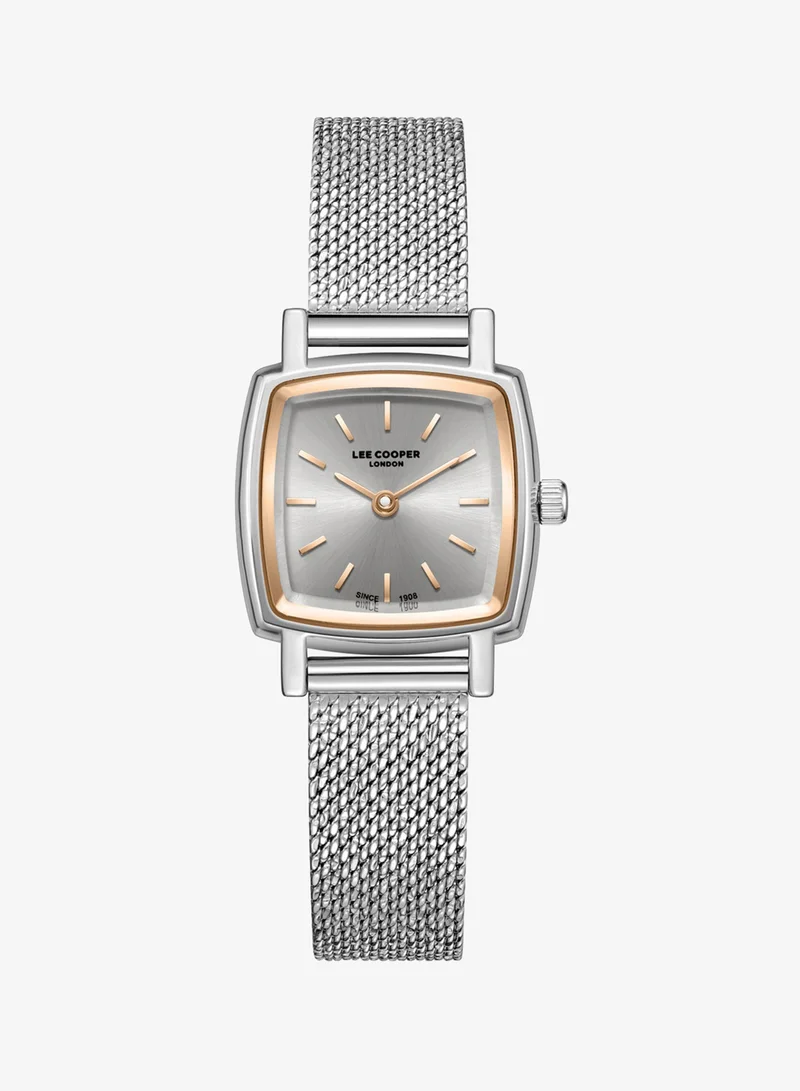 لي كوبر Women's Mesh Analog Watch LC08280.560 - 23x29,5 mm