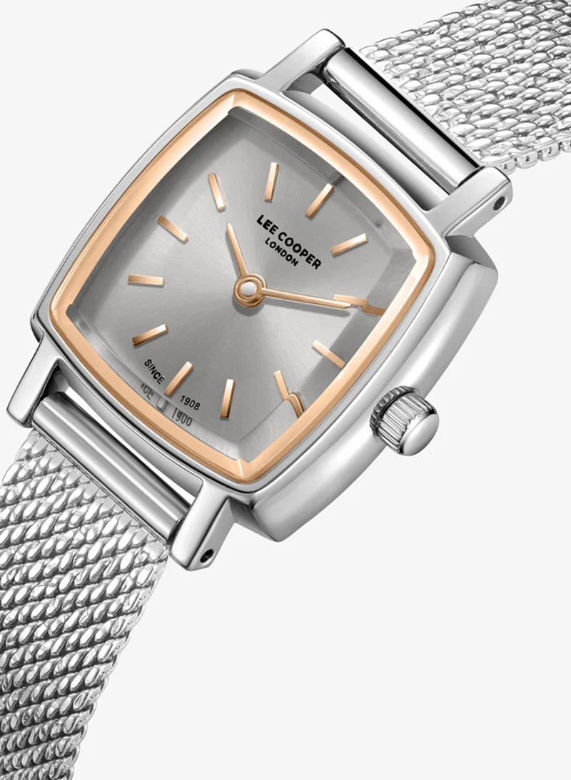 لي كوبر Women's Mesh Analog Watch LC08280.560 - 23x29,5 mm