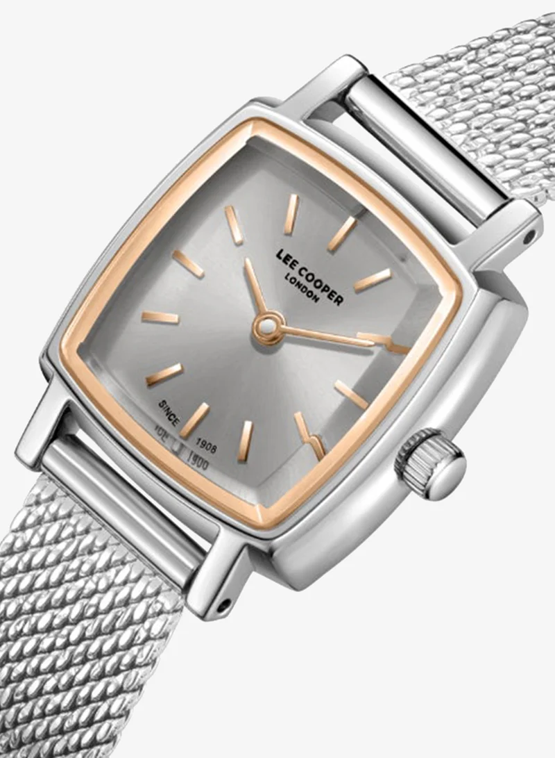 Lee Cooper  Women's Mesh Analog Watch LC08280.560 - 23x29,5 mm for Women | Best Price UAE