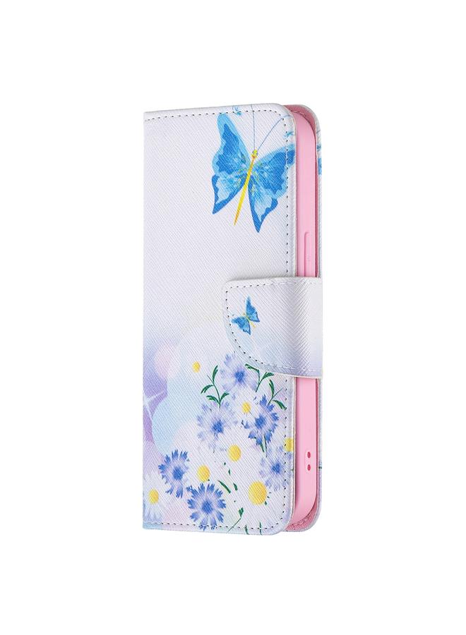 S-TOP Case For iPhone 13 Pro Max Colored Drawing Pattern Horizontal Flip Leather Case with Holder & Card Slots & Wallet - Image 2