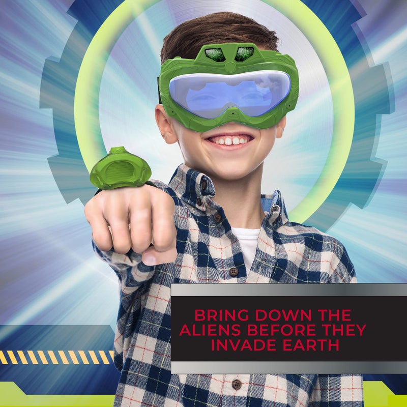 Fotorama Alien Vision Action Game New Version, Shoot Roaring Aliens, Wrist Blaster, Space Goggles, Indoor, Outdoor & Dark Play, Hand-Eye Coordination, Motor Skills, Fun Challenging Games for Kids - Image 3