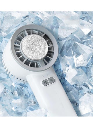 QHQ Ice Cooling Handheld Fan, 3s Instant Cool Down Refrigerating Ice Rubbing Pad, Portable Mini Air Conditioner Fan - pzsku/ZFB470F6ACF764E36A701Z/45/1749480753/f9cfdfb7-ee2b-45b4-8450-82d5c8ea7350