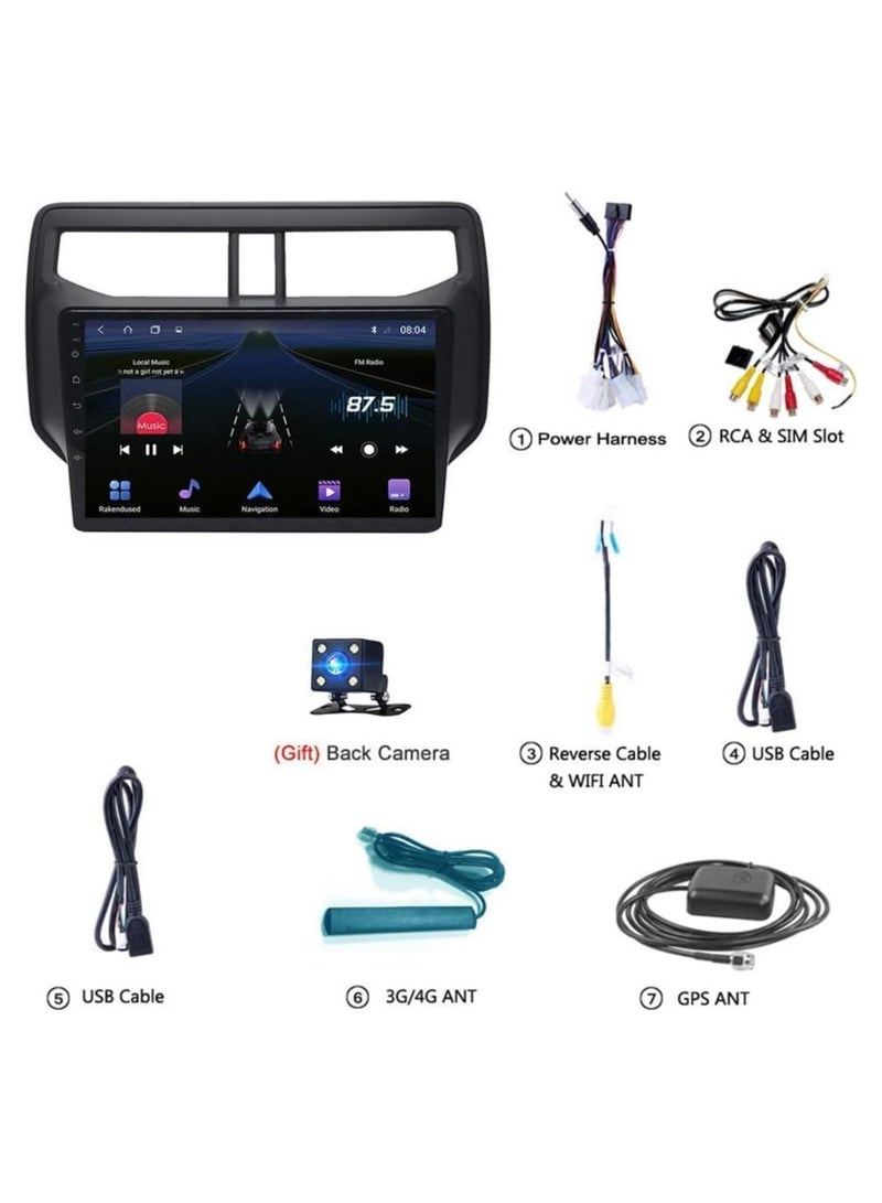 Android Car Stereo for Toyota Rush 2018-2019-2020 2GB RAM 32GB ROM  Wi-Fi BT, Radio GPS Navigation, 9 Inch IPS Touch Screen with Backup Camera Included - Image 4