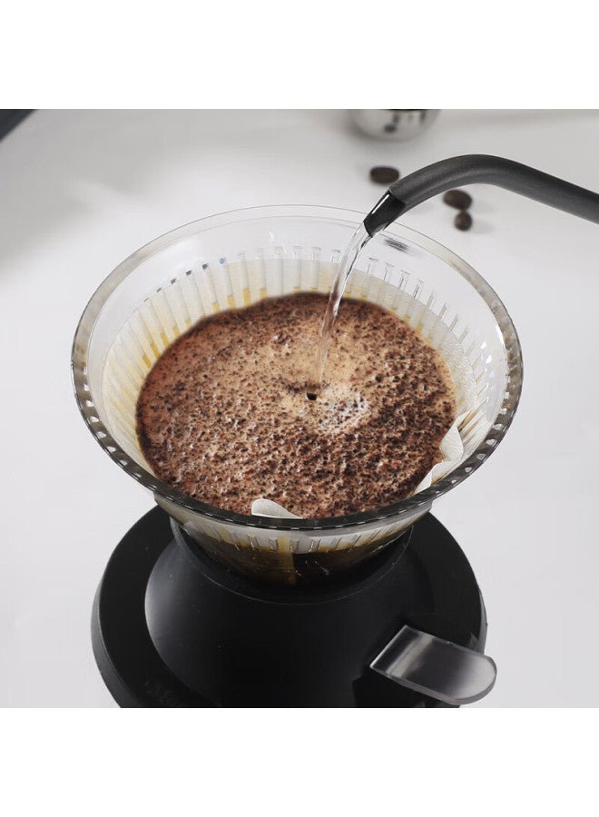 Mongdio Pour-over Coffee Smart Filter Cup V60 Drip Coffee Maker, Home Use Coffee Pot, Filter Mesh, Filter Funnel, Extraction V02 - Image 5