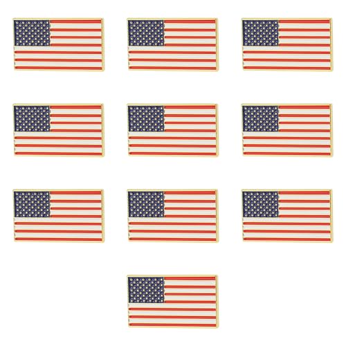 TONOS American Flag Pins – Exquisite American Patriotic Enamel Pin & USA Flags Pin for Suit, Hat. US Flag Badge for Veterans, Military, Memorial Day, 4th of July, Independence Day, Patriotic Gift - Image 1