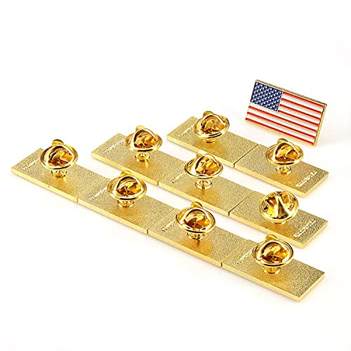 TONOS American Flag Pins – Exquisite American Patriotic Enamel Pin & USA Flags Pin for Suit, Hat. US Flag Badge for Veterans, Military, Memorial Day, 4th of July, Independence Day, Patriotic Gift - Image 4