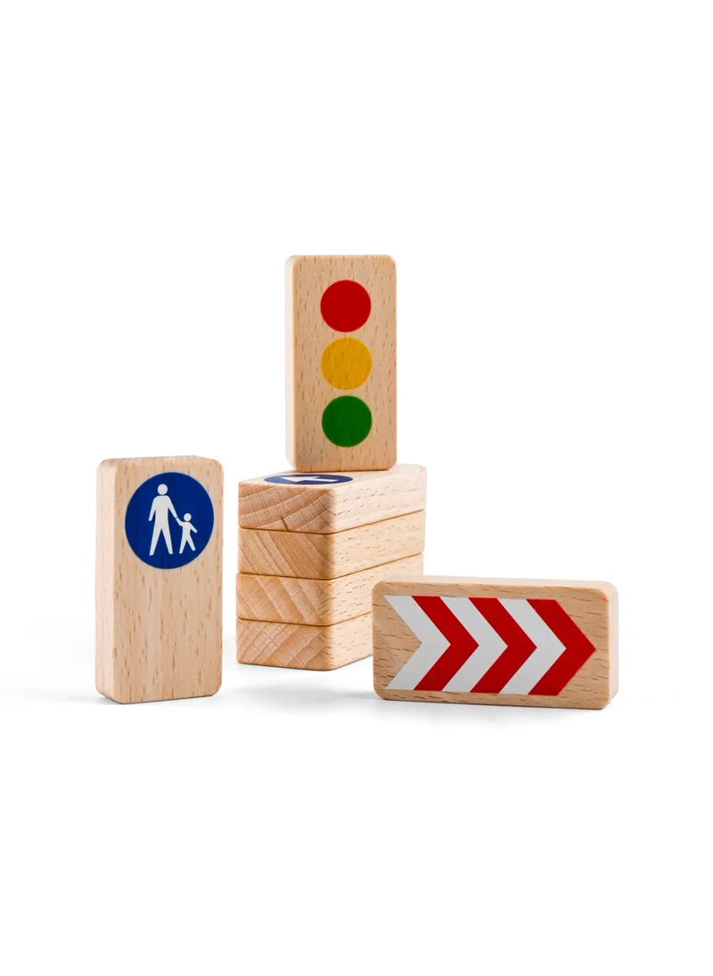 طريقة اللعب Road Blocks Set Traffic Signs