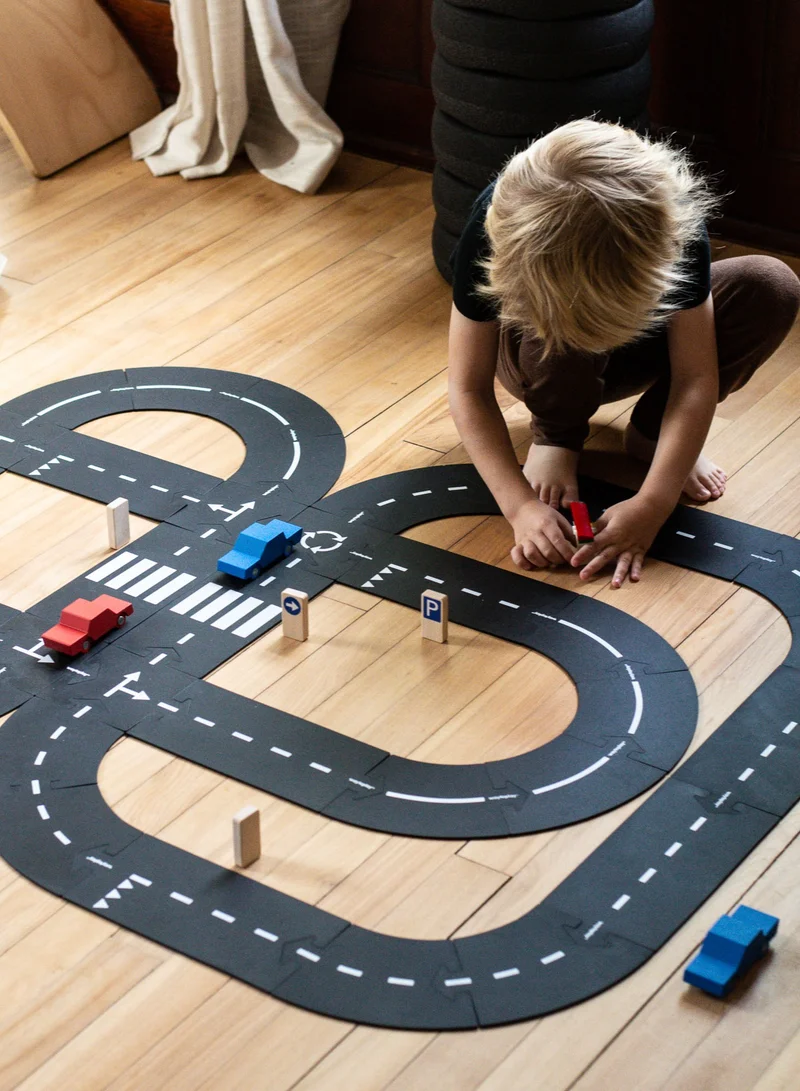 Waytoplay Road Blocks Set Traffic Signs