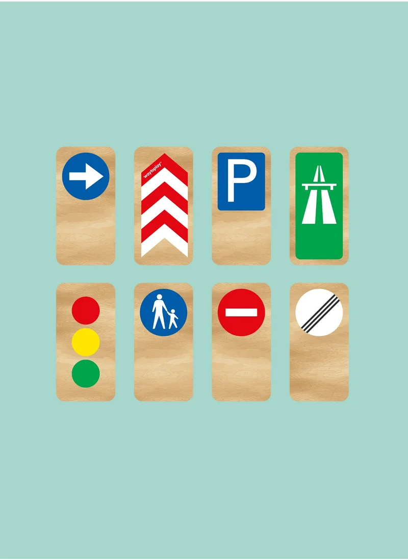 طريقة اللعب Road Blocks Set Traffic Signs