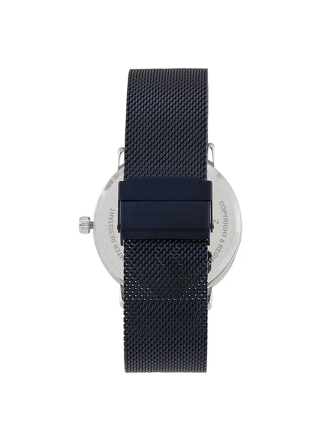 French Connection 42mm Men's Quartz Watch with Blue Dial
