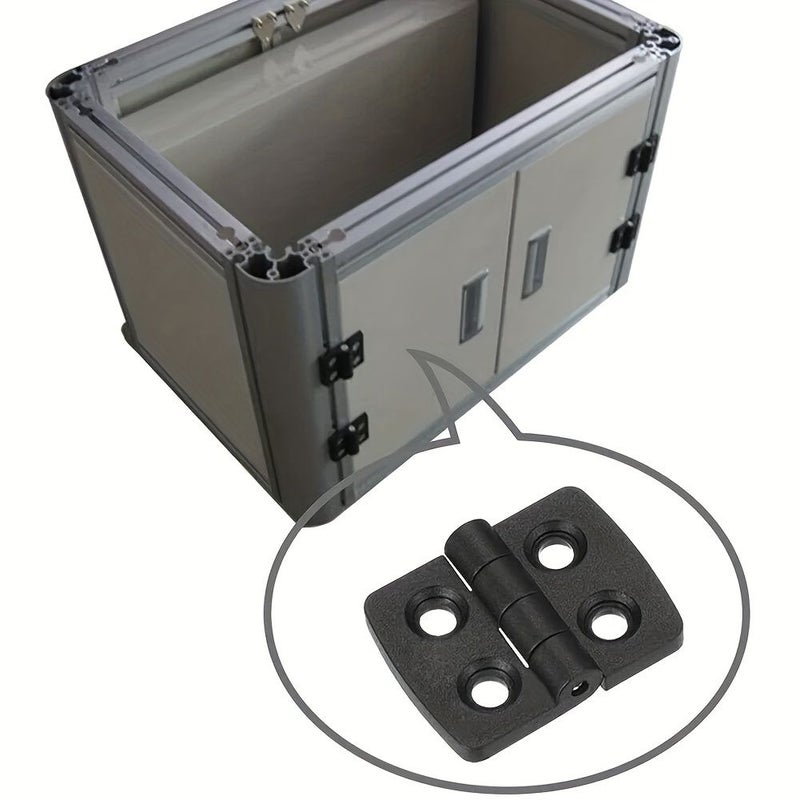 10pcs Durable Nylon Surface Mount Hinges For Electric Boxes Cabinets Industrial Flip Tool - Image 5