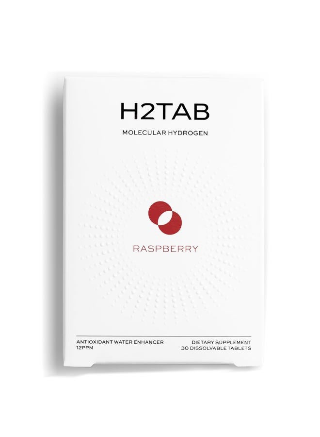 H2TAB Molecular H2TAB Hydrogen Tablets with Magnesium -12 PPM Hydrogen Tablets for Drinking Water -Rich in Antioxidants, Supports Cellular Health, Recovery & Cognitive Function (30 Counts, Raspberry) - Image 1