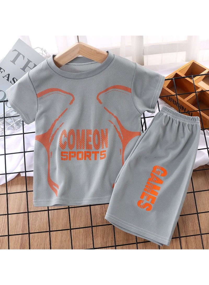 KUYING Unisex Children's Soccer Jersey Set  - Image 1