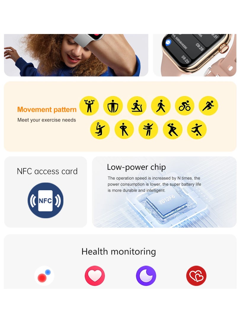 General Smartwatch for Android iPhone [49mm], Bluetooth Calling, 120+ Sports Modes Fitness Tracker, Heart Rate/Health/Sleep Monitor, Steps Calorie Counter, Waterproof Smartwatch, Unisex  - Image 5