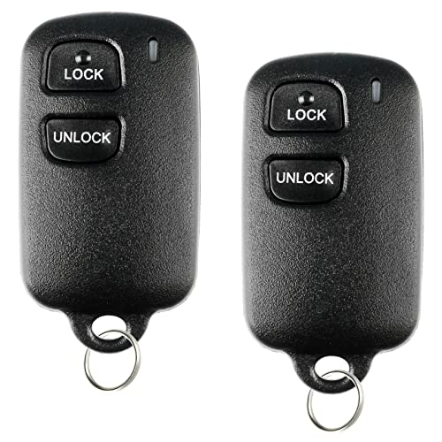 KeylessOption 2x Keyless Option Remote 2btn Key Fob For Toyota (ELVATDD) - Image 1